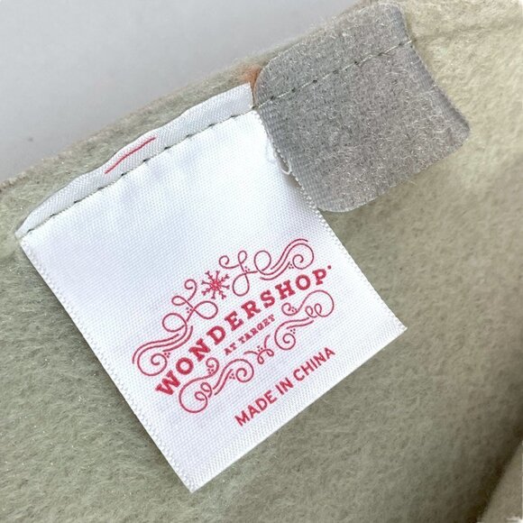 Wondershop Christmas Tree Skirt Velvet Satin Taupe Beige Holiday Decor Target - Picture 3 of 8